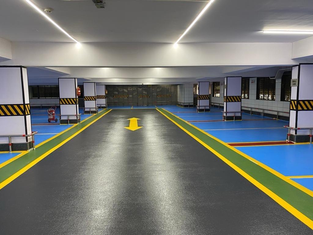 PU Car Parking Flooring
